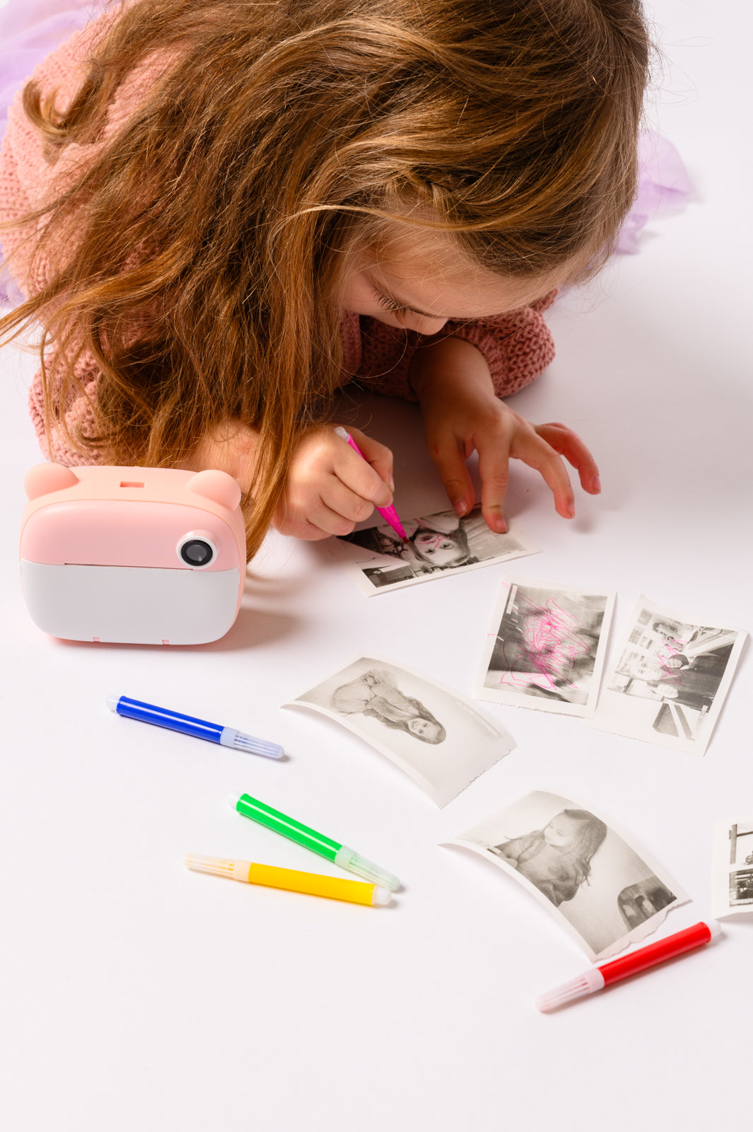 Quick Print Childrens Camera in Pink