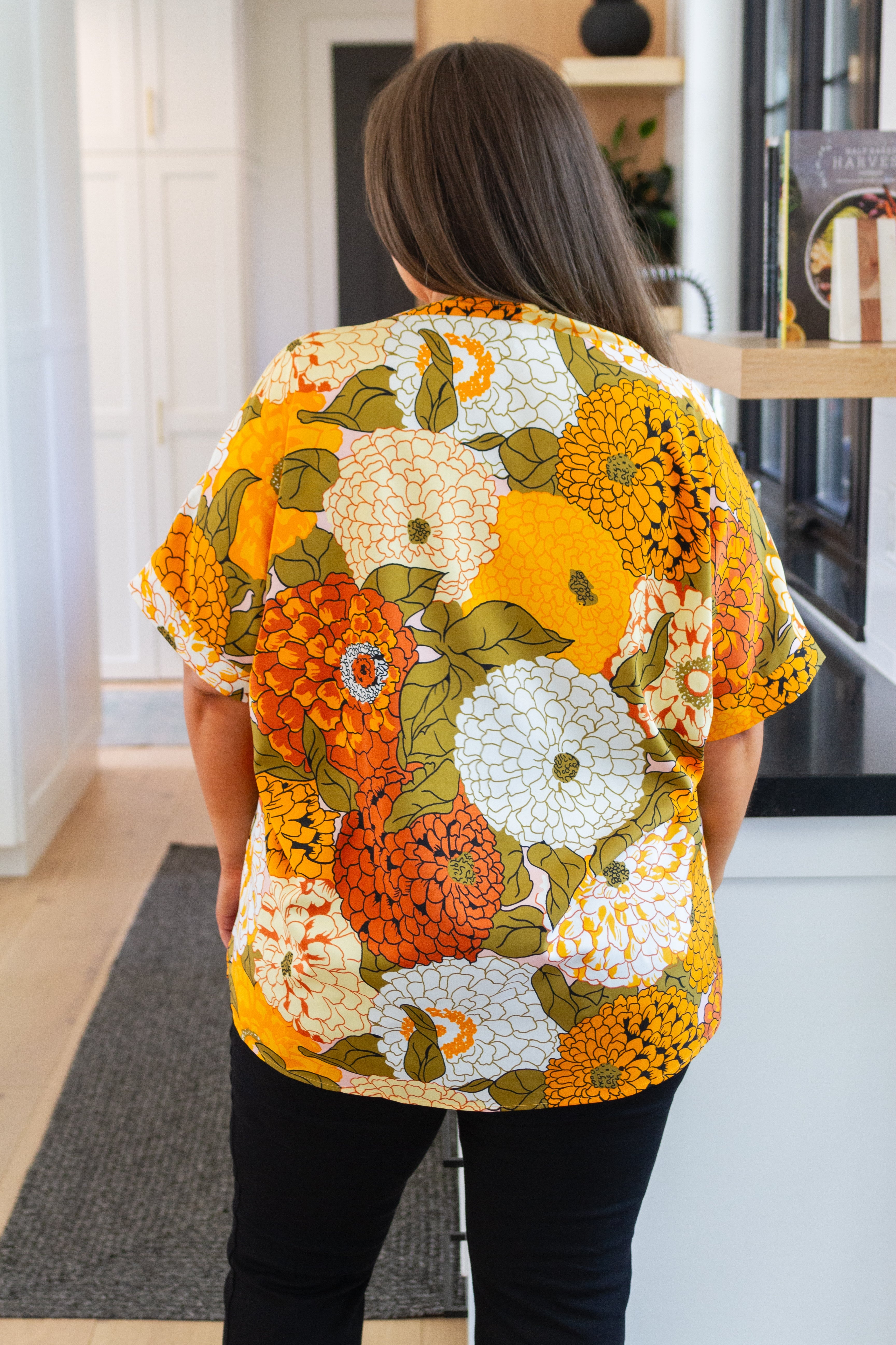 Picking Blooms Blouse in Amber Mix