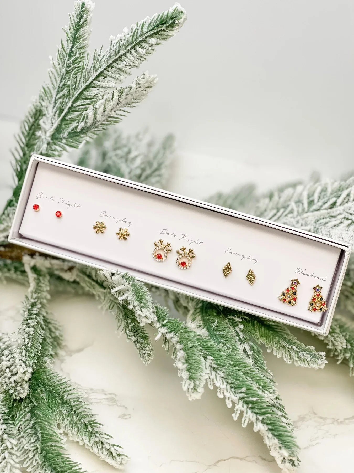 PREORDER: Holiday Box Earring Set