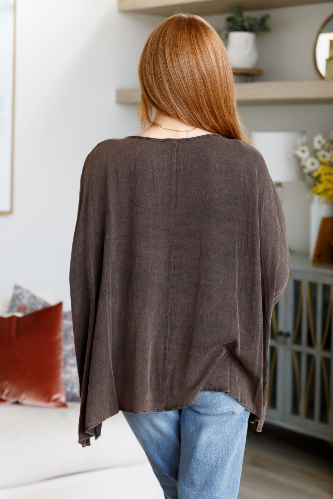 Wishy Washy Mineral Washed Oversized Top